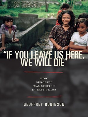 cover image of "If You Leave Us Here, We Will Die"